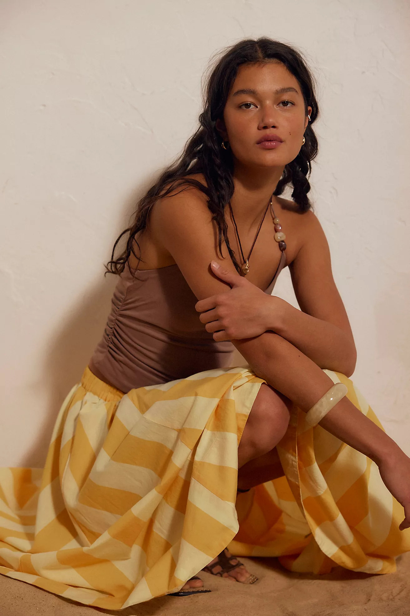 Lowen Striped Midi Skirt | Free People (Global - UK&FR Excluded)