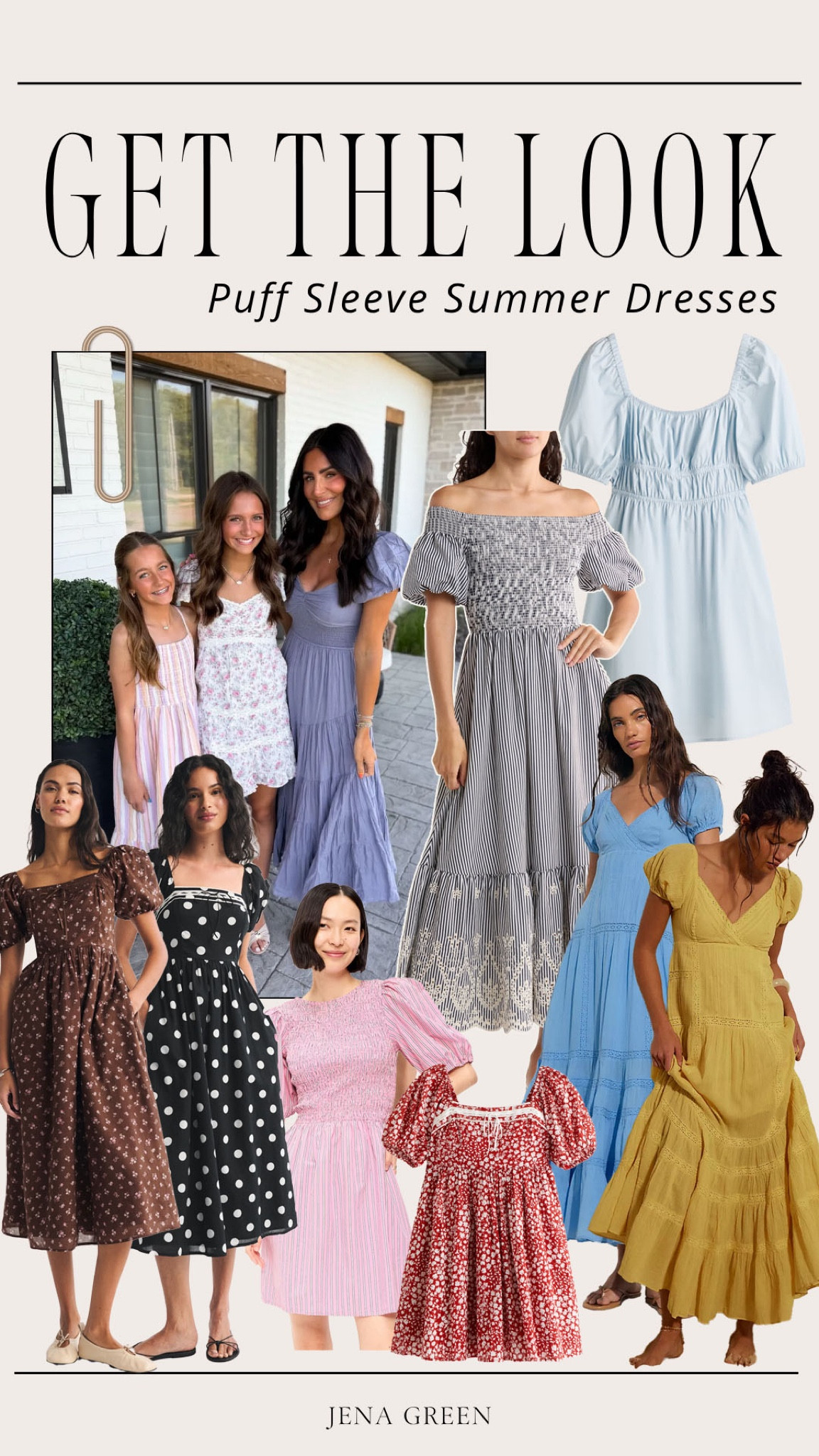 Get the Look | Summer Dresses | Puff Sleve Summer Dresses 

#LTKootd #LTKSeasonal