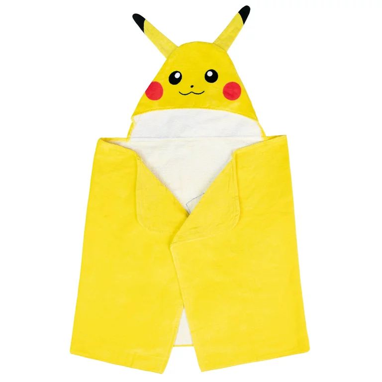 Pokemon Pikachu Kids Cotton Hooded Towel | Walmart (US)