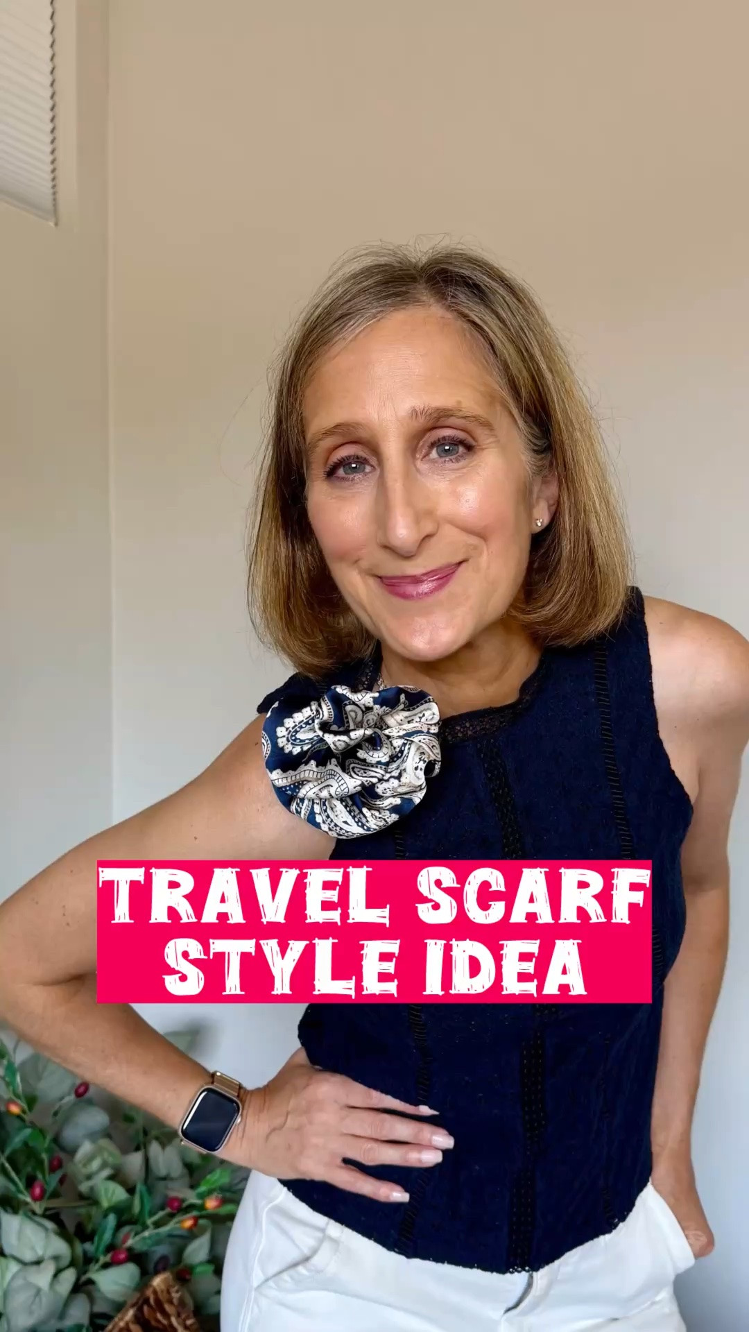 Travel scarf style