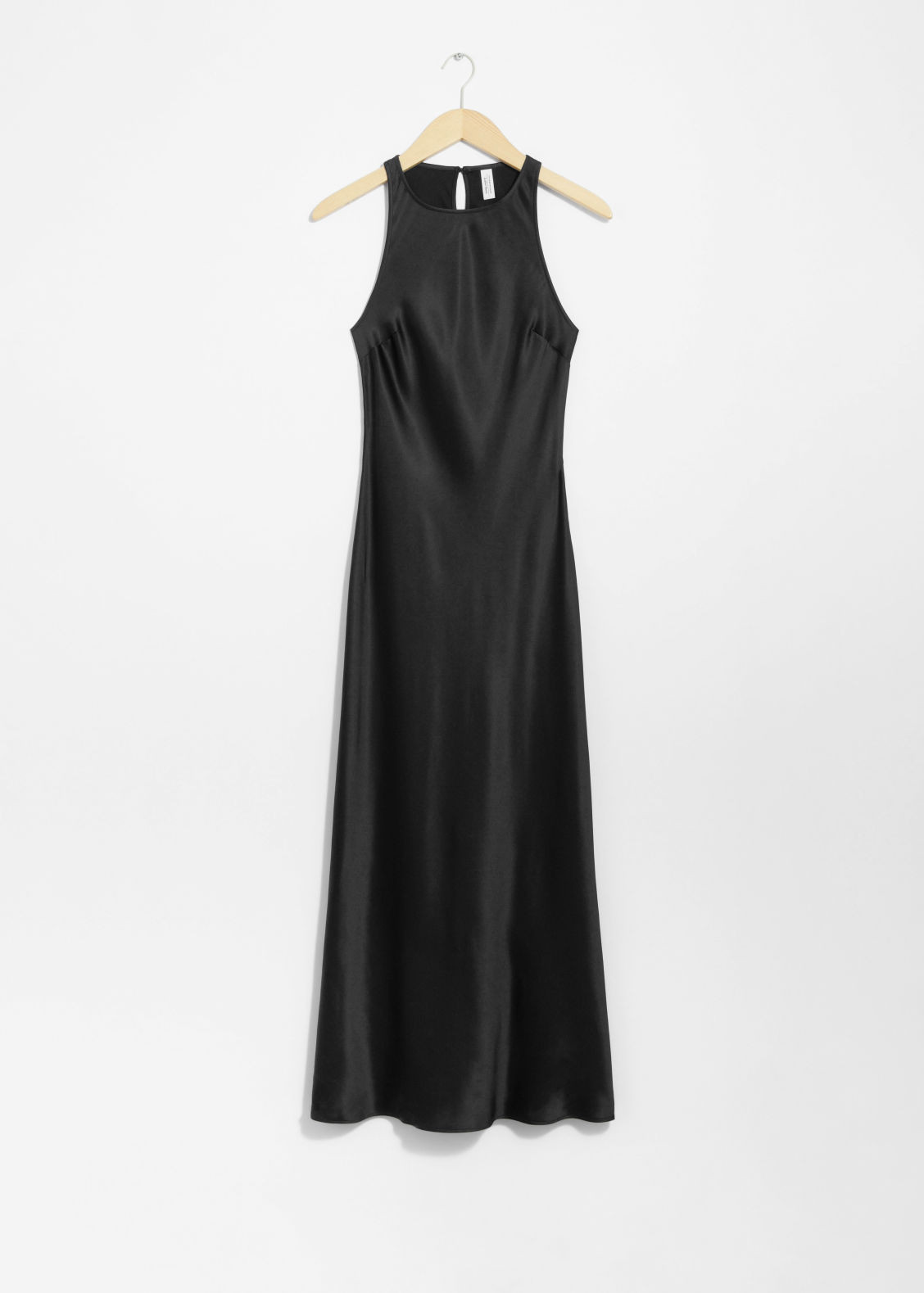 Sleeveless Satin Midi Dress - Black | & Other Stories (EU + UK)