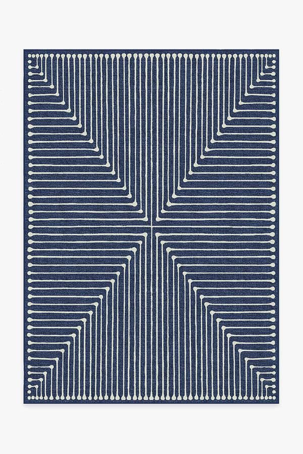 Jonathan Adler Inkdrop Lapis Blue Rug | Ruggable