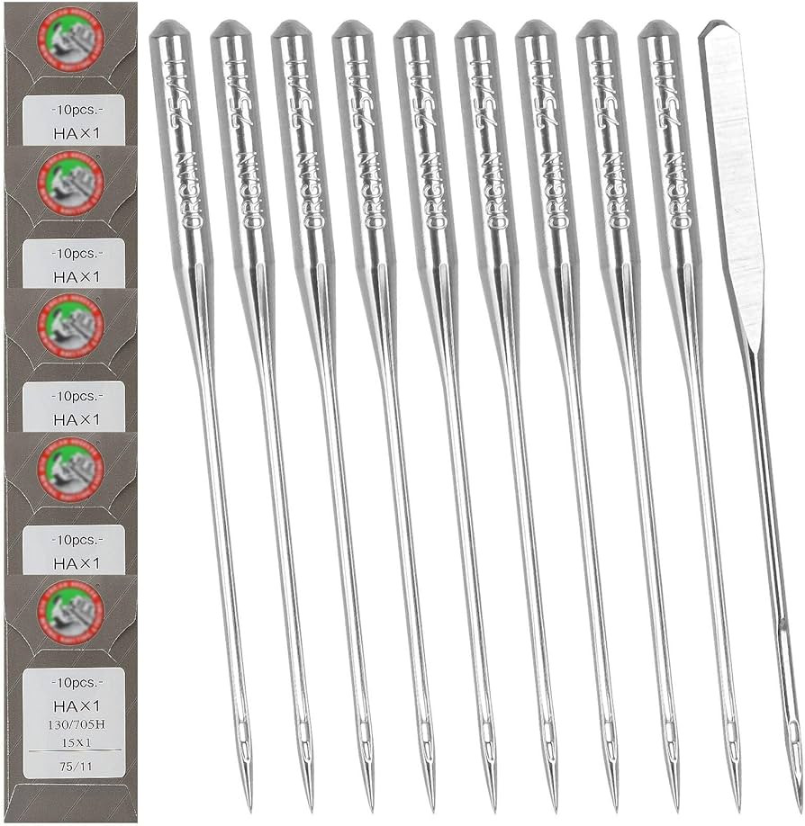 50 PCS Embroidery Sewing Machine Needles Size 75/11, Household Sewing Needles for Brother Sewing ... | Amazon (US)