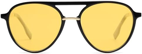 SOJOS Retro Aviator Polarized Sunglasses for Women Men Double Bridge Ladies Shades | Amazon (US)