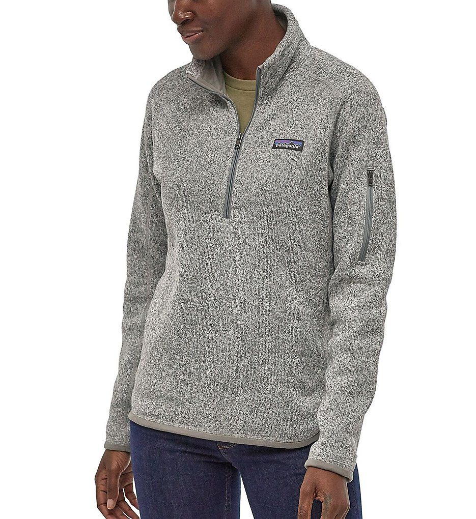 Patagonia Women's Better Sweater Fleece 1/4 Zip Pullover in Birch White (25618) | Size XL | HerRoom. | HerRoom