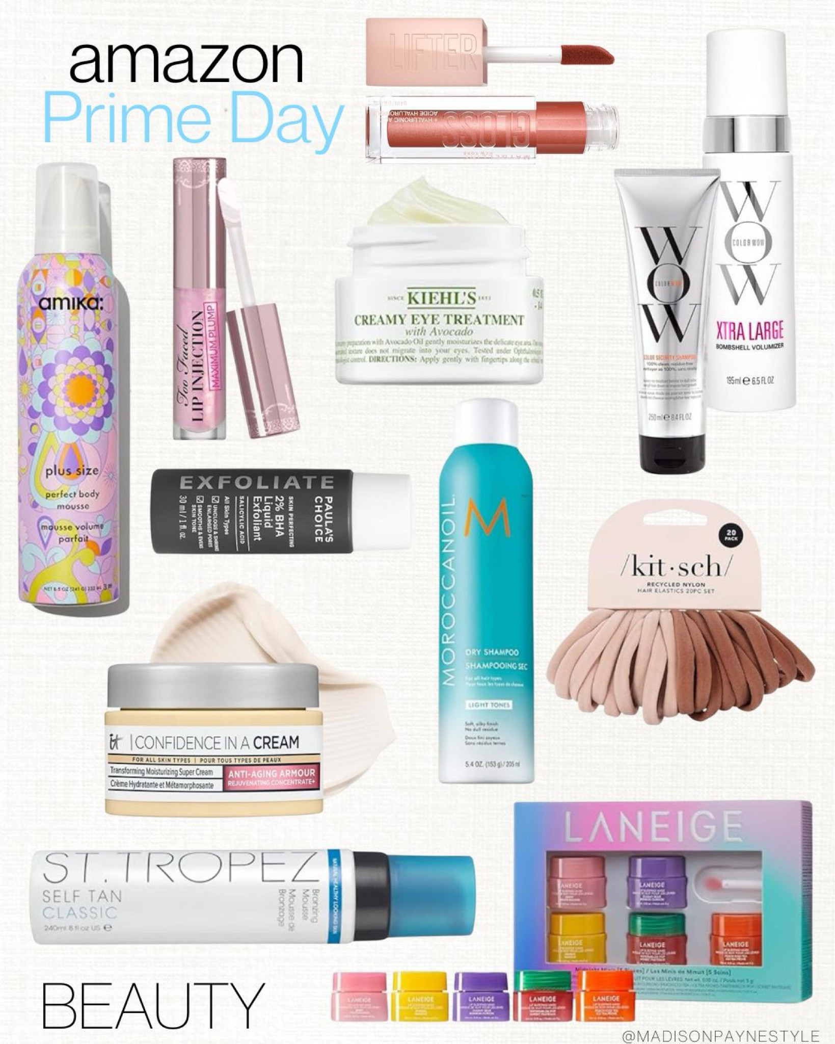 AMAZON PRIME DAY ✨ started today October 8th and ends tomorrow October 9th! Beauty deals for Prime Day 🍂

Amazon Prime Day, Amazon prime day sale, Amazon prime, Amazon deals, Amazon sale, prime day, prime day sales, prime day deals, Amazon, beauty, Madison Payne 

#LTKBeauty #LTKxPrimeDay #LTKSaleAlert