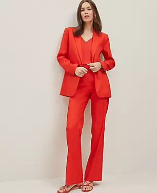 The Petite Trouser in Linen Blend | Ann Taylor