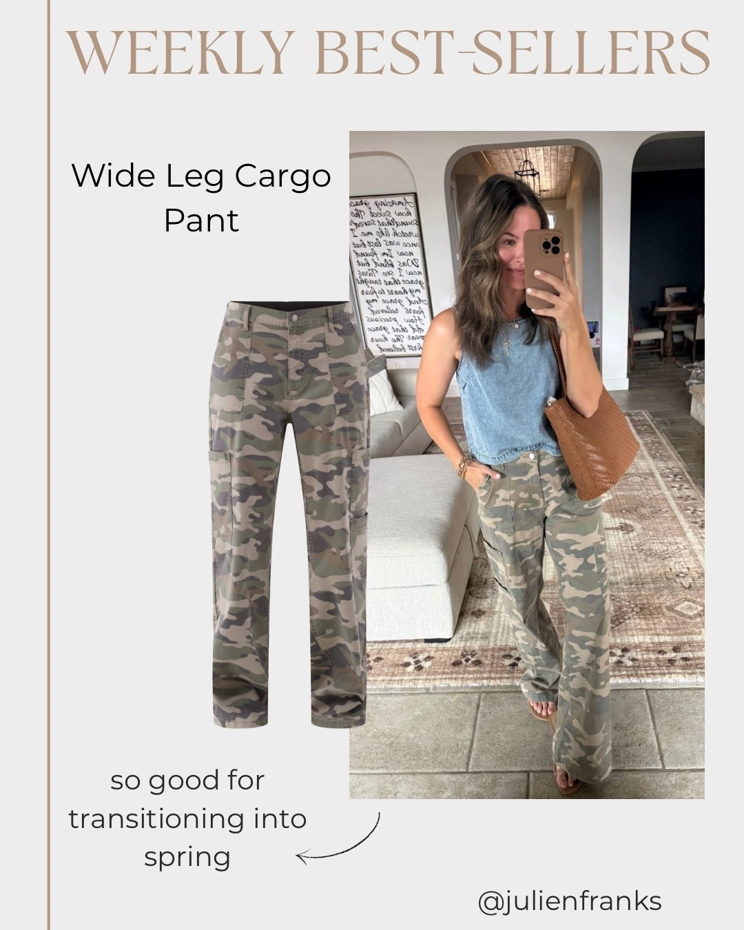 These cargo pants are under $20 and the perfect transition piece for spring. You guys have been loving them!

#LTKmomlife #LTKootd #LTKSeasonal
