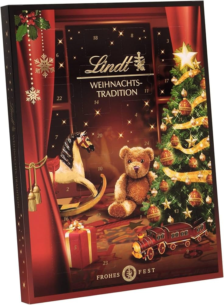 Lindt Schokolade | Weihnachts Tradition Adventskalender 2025 | 253g | 24 verschiedene Pralinen- u... | Amazon (DE)