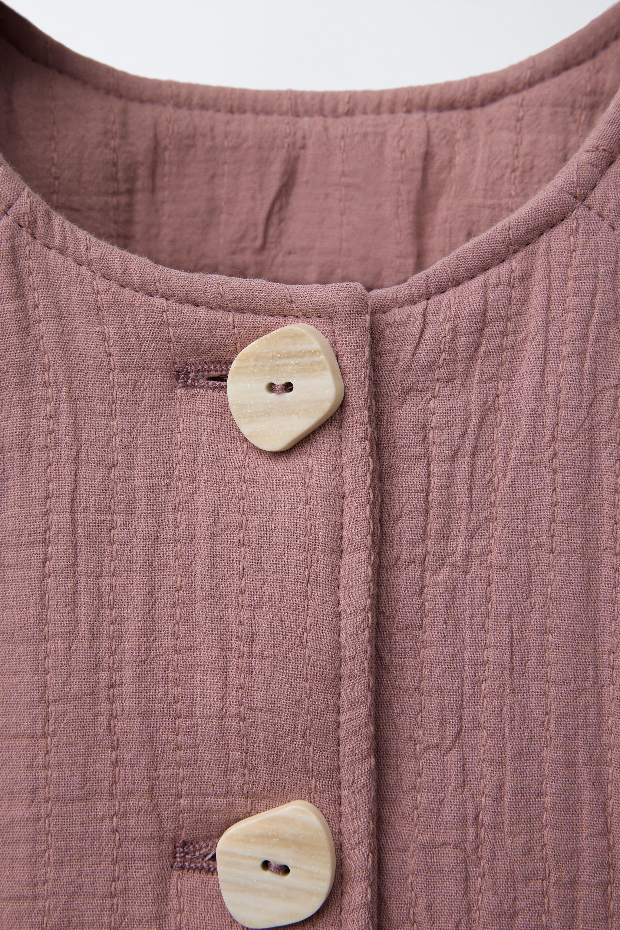 TEXTURED QUILTED JACKET | Zara US