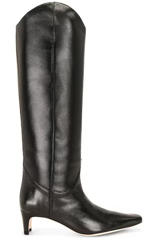 Staud Western Wally Boot in Black | FWRD | FWRD 