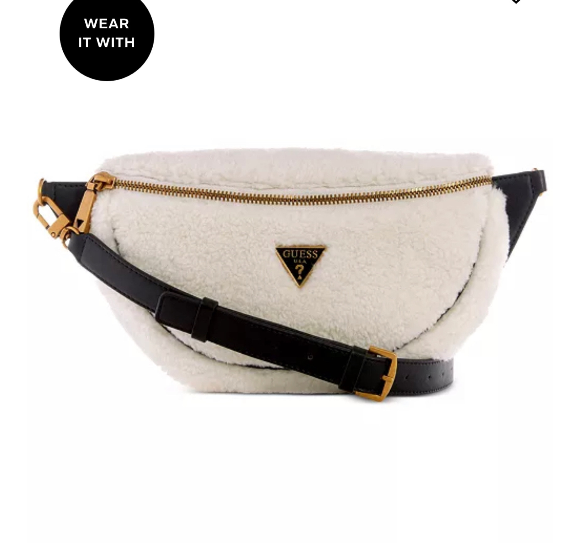 Cute Sherpa everyday waist bag. Throw is over your chest for a cute everyday shopping look. 
This is $37 with Code Cyber ! Org $78!! What a sale #cyberdeals #gift #hangbags #waistbag 

#LTKCyberweek #LTKSeasonal #LTKunder50