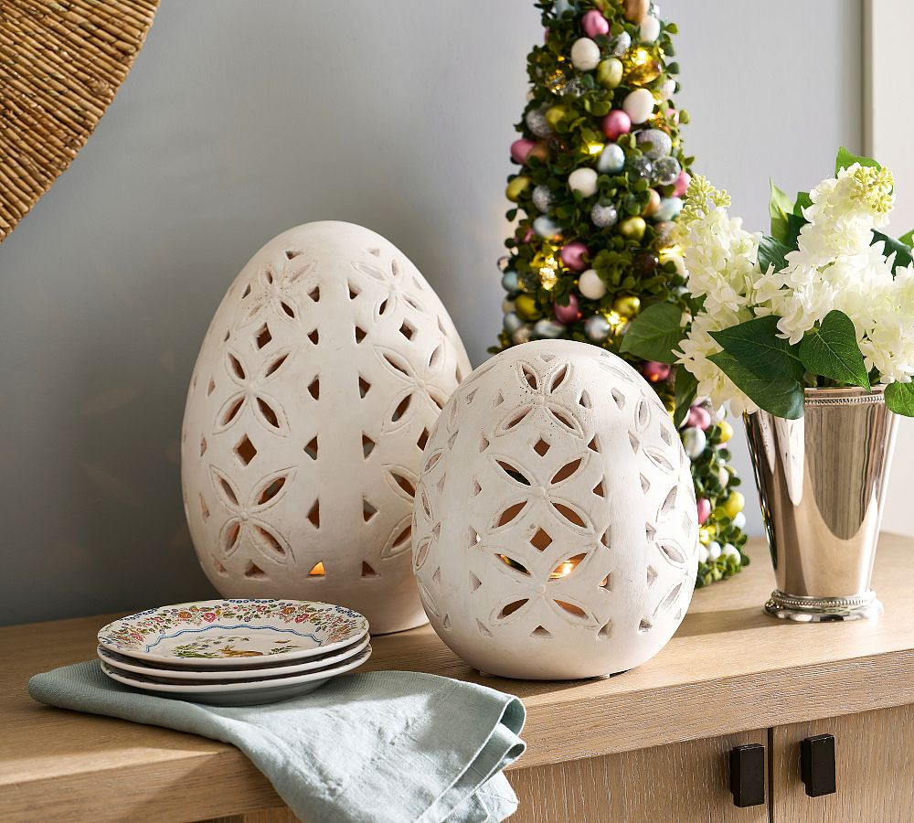 Rustic Easter Egg Cloche | Pottery Barn (US)
