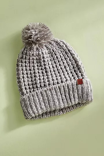 Fisherman Knit Pom Beanie | Anthropologie (US)