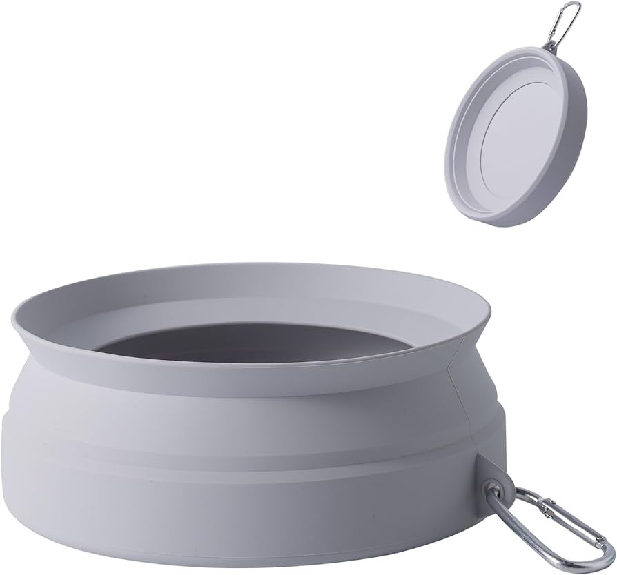 SLSON Spill Proof Dog Water Bowl for Cars,Collapsible No Splash Dog Travel Bowls Integrated Moldi... | Amazon (US)