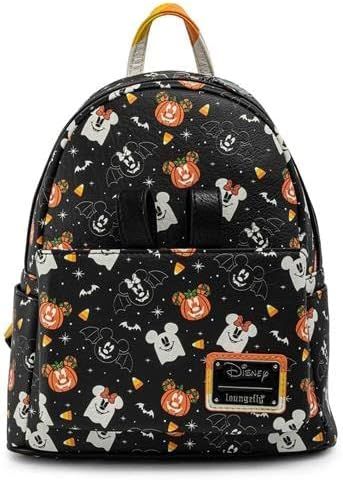 Loungefly Disney Mickey and Minnie Spooky Mice Adult Womens Double Strap Shoulder Bag Purse with ... | Amazon (US)