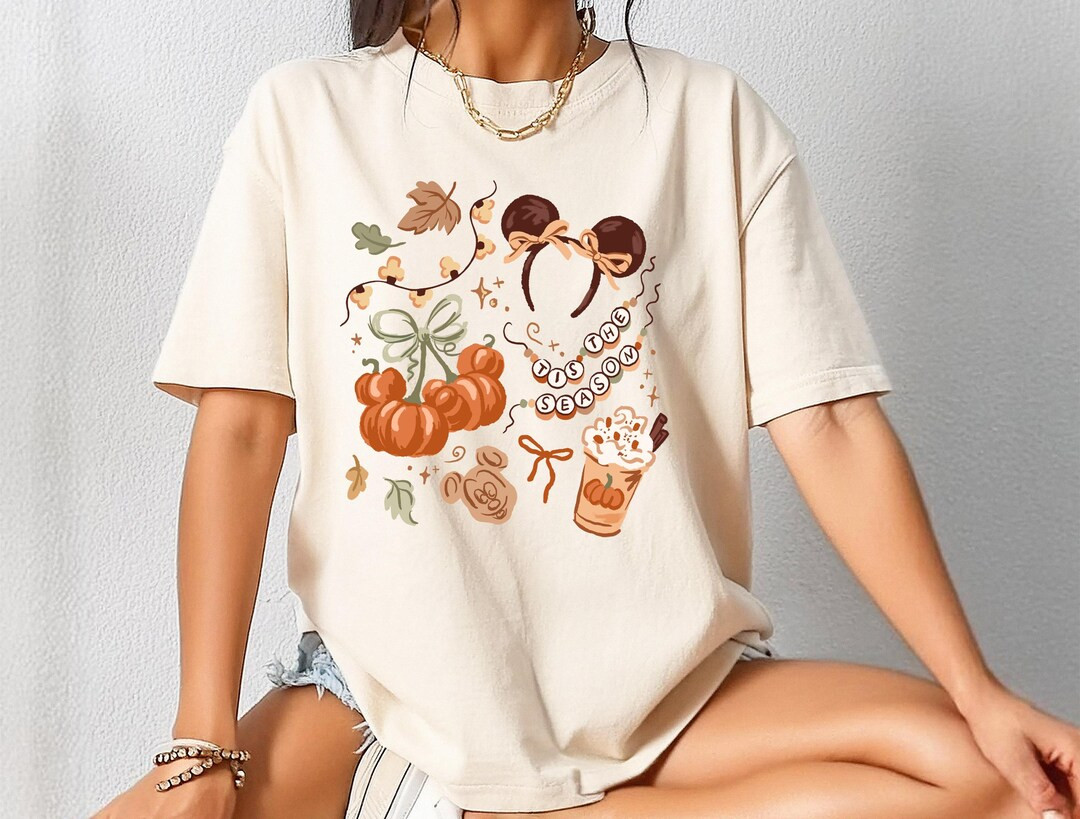 Disney Mickey Fall Pumpkin Halloween T-shirt Comfort Colors - Etsy | Etsy (US)