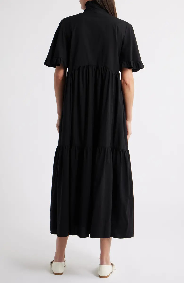 Heron Print Long Sleeve Maxi Dress | Nordstrom