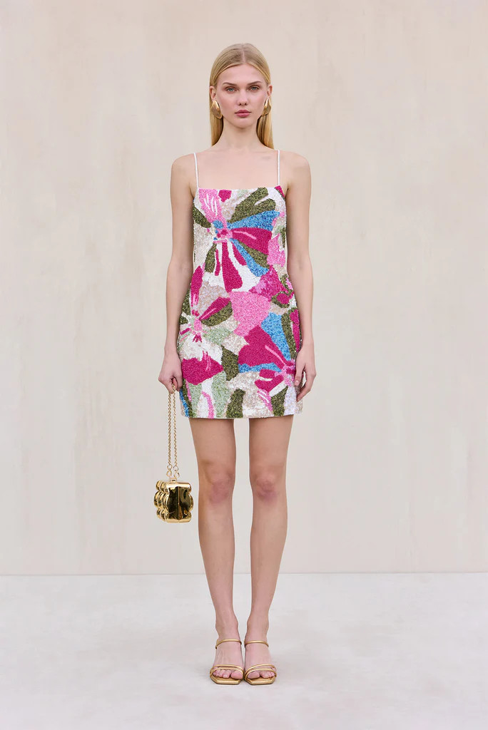 BEBE DRESS - FLORAL ROSETTE | Cult Gaia - US