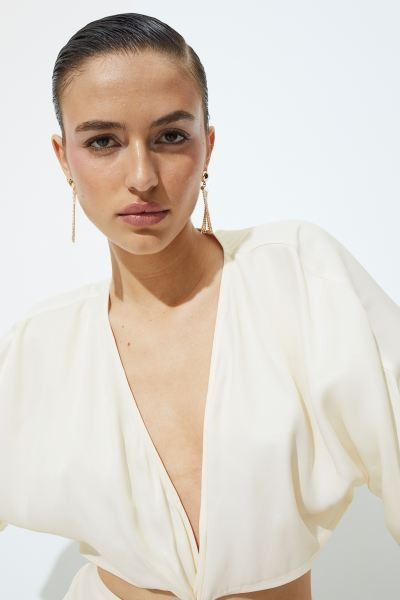 Knot-detail Cut-out Dress | H&M (US + CA)