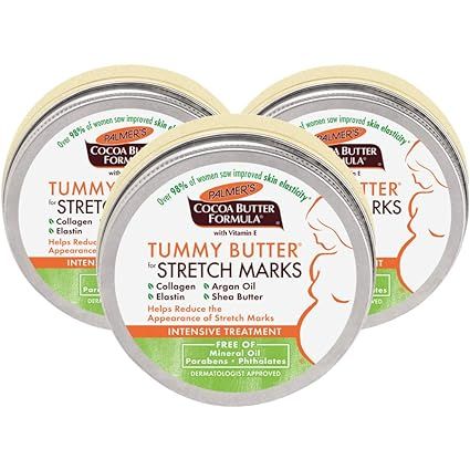 Palmer's Cocoa Butter Formula Tummy Butter Balm for Stretch Marks & Pregnancy Skin Care | 4.4 Oun... | Amazon (US)