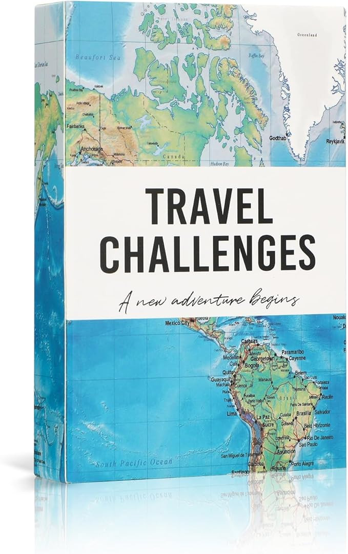 50 Travel Challenge Cards for Exploring New Destination, Travel Bucket List Idea Card - Perfect C... | Amazon (US)