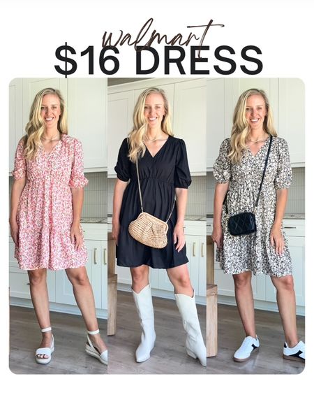 New Walmart $16 dress!  Available in 3 colors, I’m wearing a size small. 




Walmart fashion. Budget style. Affordable fashion. Mini floral summer dress. Time and tru. 

#LTKSummerSales #LTKFindsUnder50 #LTKStyleTip