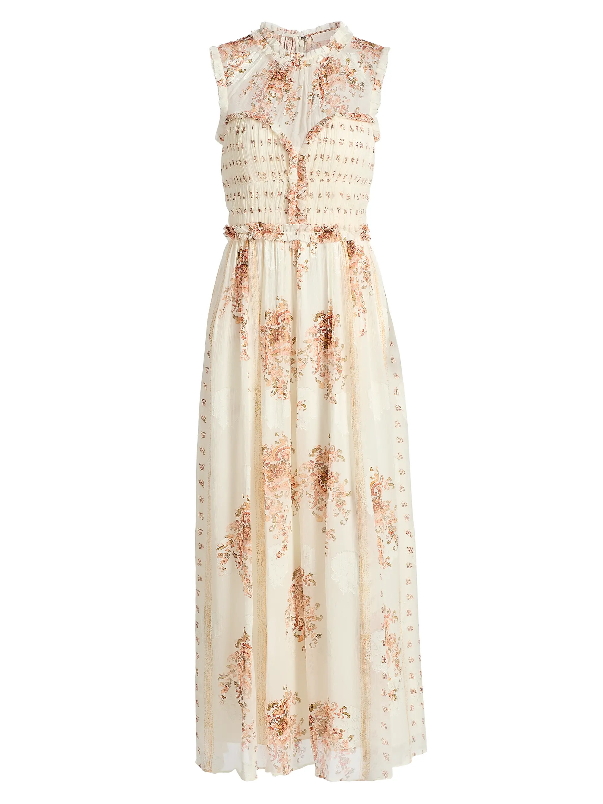 Kasia Printed Silk Chiffon Midi-Dress | Saks Fifth Avenue