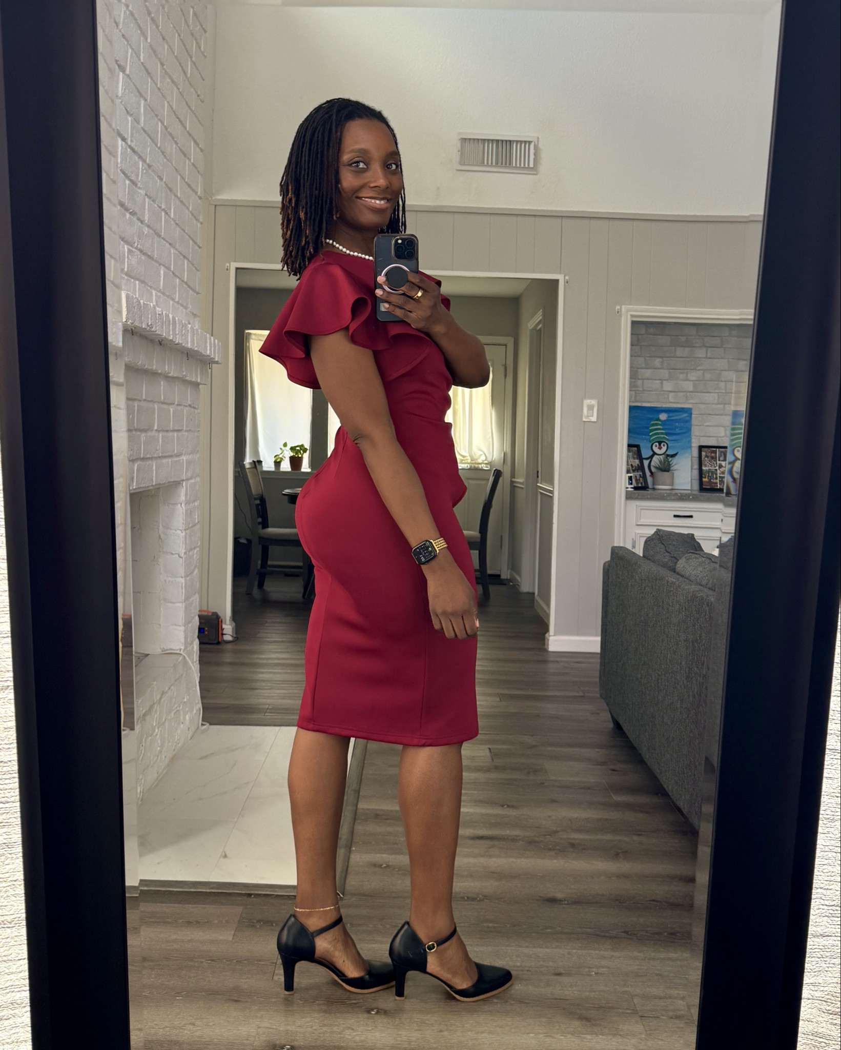 Headed to church in this dress and shoes from Amazon  
Current measurements: 5’10”, 191 lbs, 39-30-42
Wearing dress size large, shoe size 12

#LTKTall #LTKMidsize #LTKOver40
