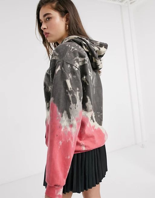 New Girl Order oversized hoodie in tie dye | ASOS US