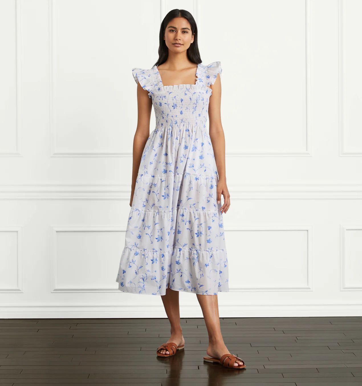 The Ellie Nap Dress - Wildflower Embroidery | Hill House Home