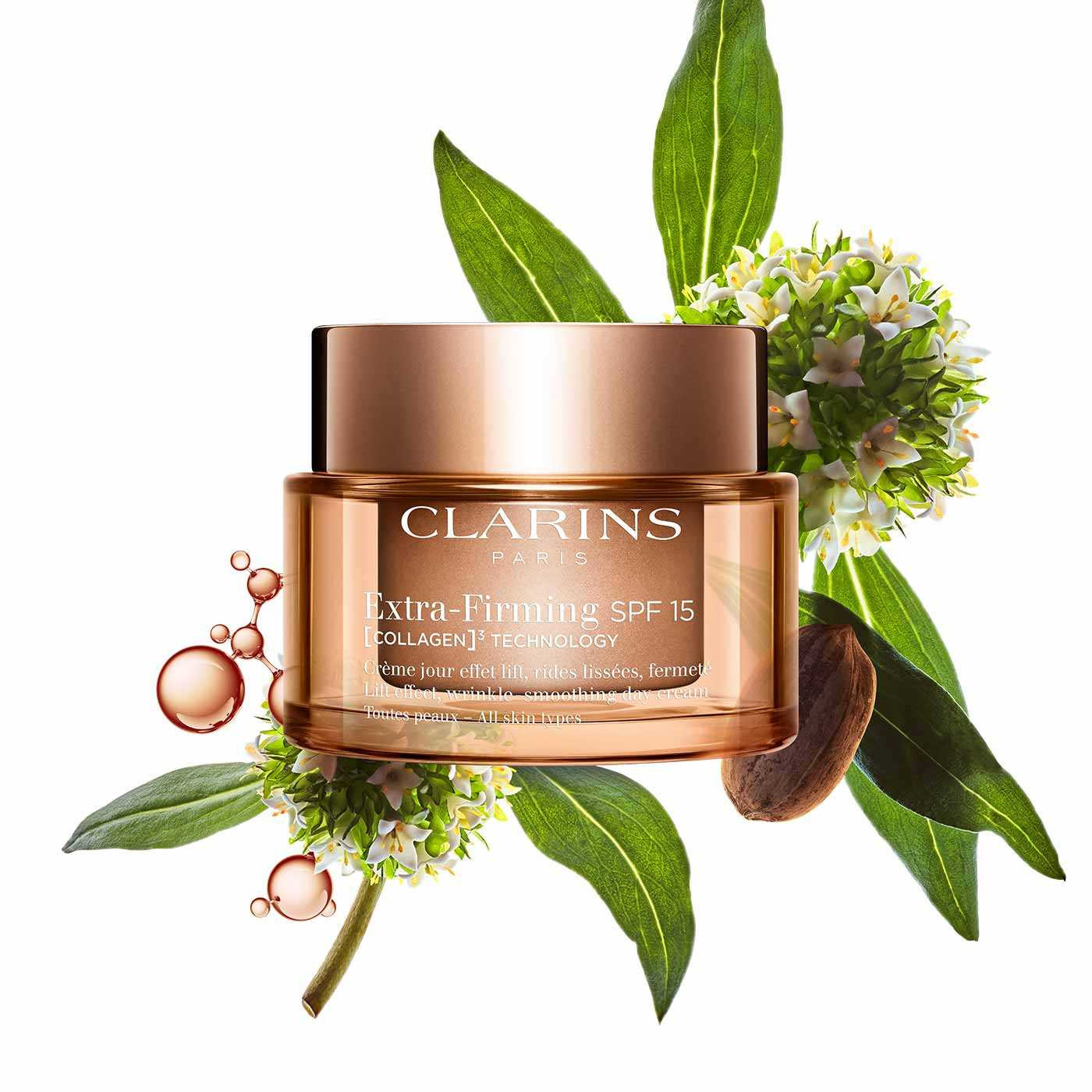 Extra-Firming Day SPF15 Refillable Moisturizer with Collagen Polypeptide + Niacinamide | Clarins USA