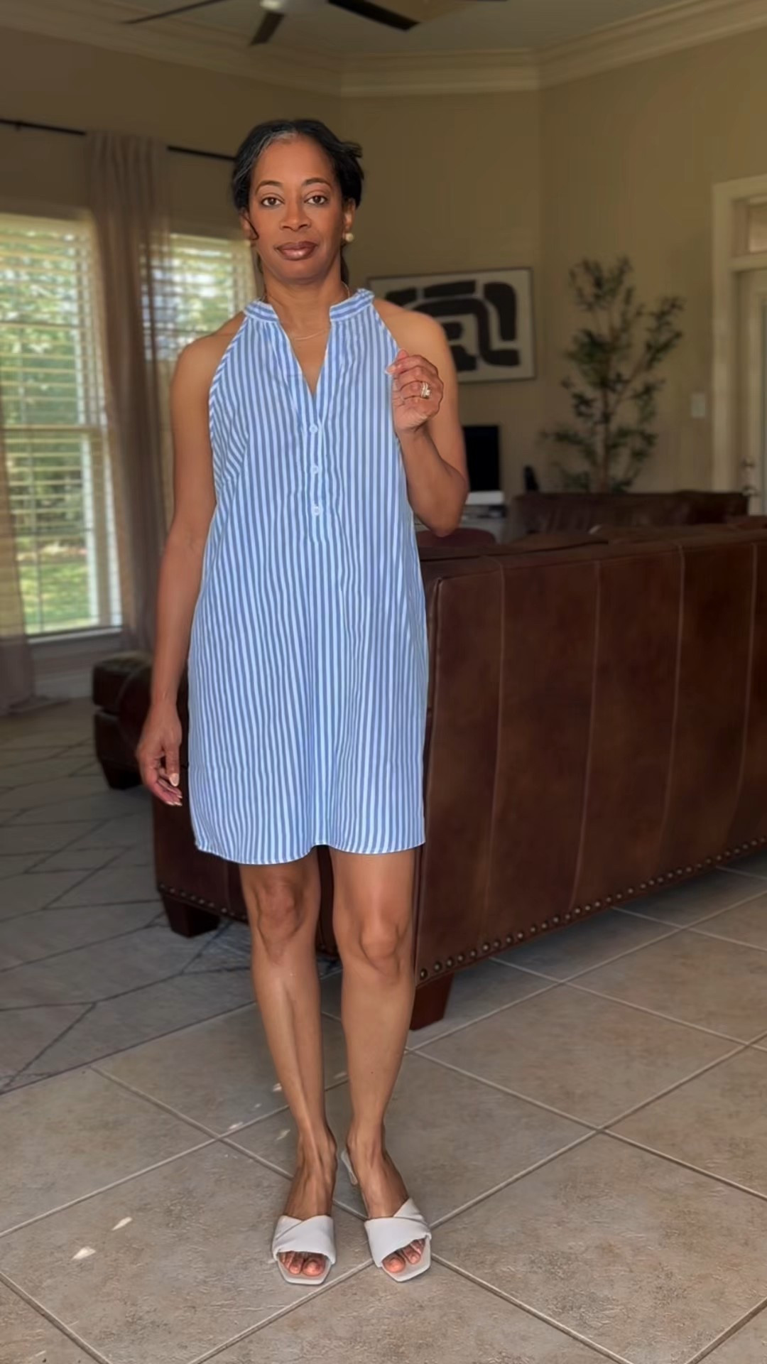 Effortless summer style for women over 40 
Because getting dressed should feel easy & elevated.

When it comes to summer fashion over 40, less really is more.
This lightweight striped dress is my go-to for effortless days — comfy, flattering, and perfect for staying cool while looking polished.

Whether you’re running errands, meeting a friend, or just enjoying slow mornings, this piece gives everyday chic without the fuss.

✨ Style tip: Pair it with neutral slides and simple gold jewelry for that clean, put-together look.

xoxo,
Mystiqua Trinette

🔖 Save this post for effortless outfit ideas
👗 Shop my favorites via LTK, Amazon, & ShopMy in bio
💬 What’s your go-to summer dress?
📲 Follow @MystiquaTrinette for style & beauty tips for women over 40


#LTKOver40 #LTKPetite #LTKStyleTip