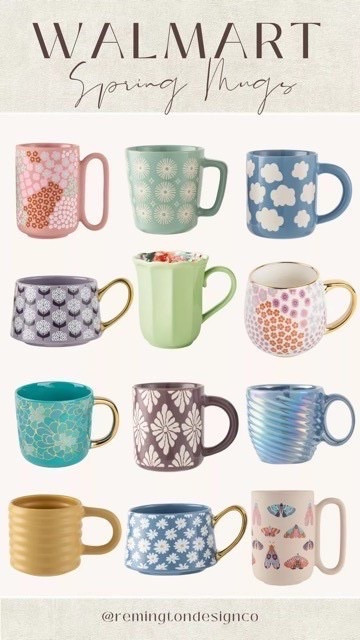 Walmart has the cutest spring mugs right now!  



#LTKSeasonal #LTKmomlife #LTKHome