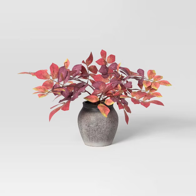 Large Leaf Arrangement Red - Threshold™ | Target