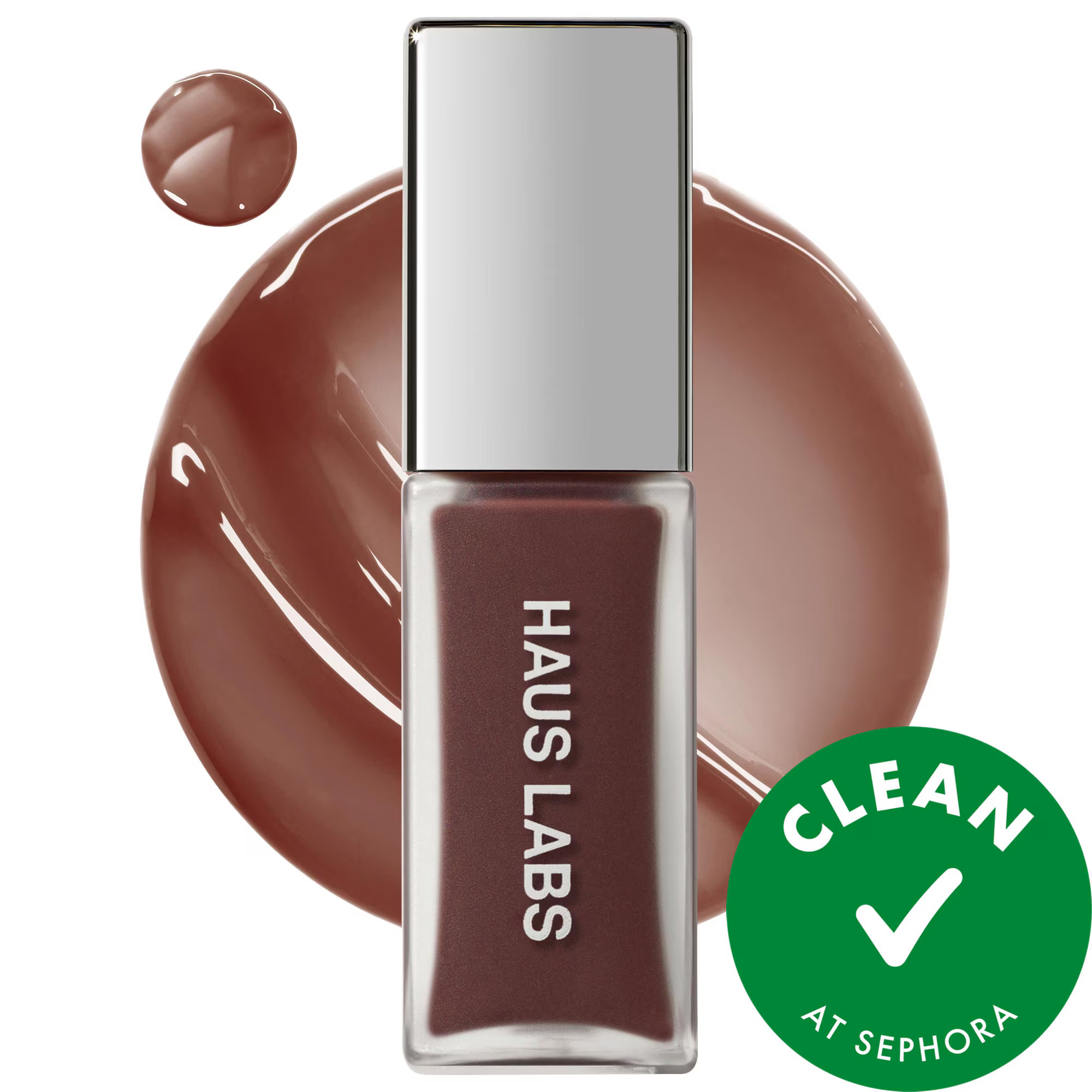 HAUS LABS BY LADY GAGA PhD Hybrid Lip Glaze Plumping Gloss Cocoa 0.25 oz / 7 ml | Sephora (US)