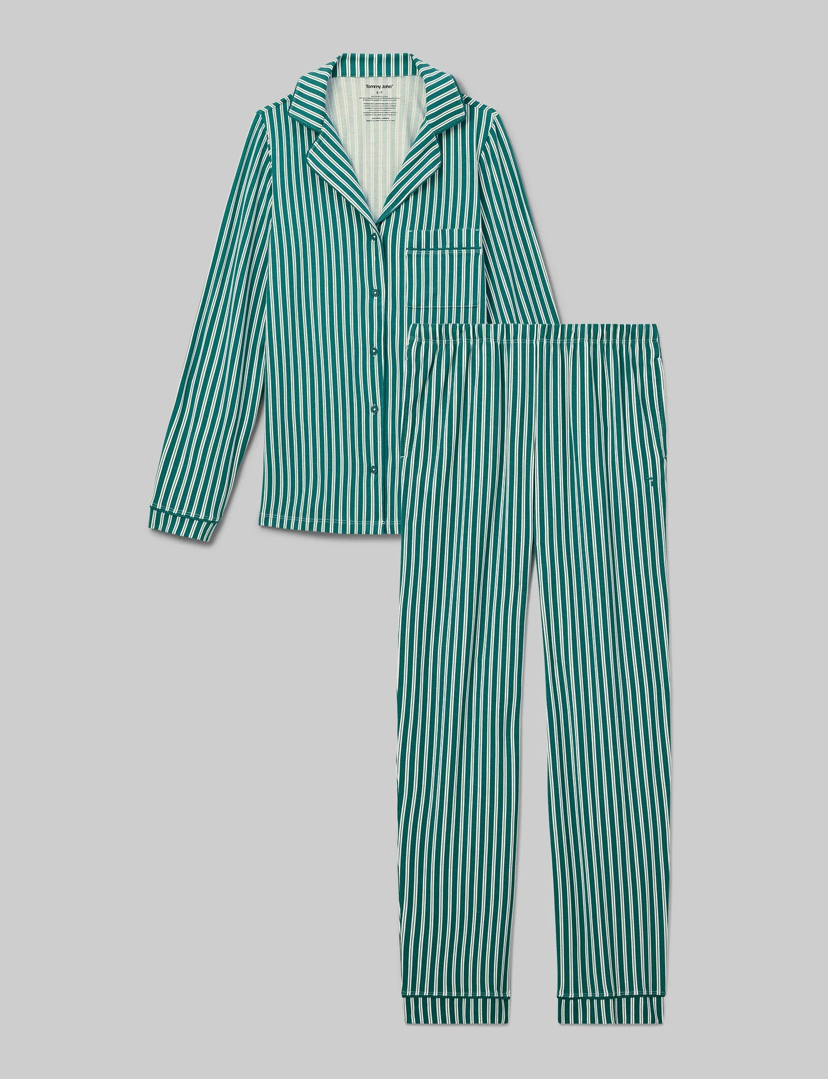 Women's Downtime Long Sleeve Pajama Top & Pant Set | Tommy John