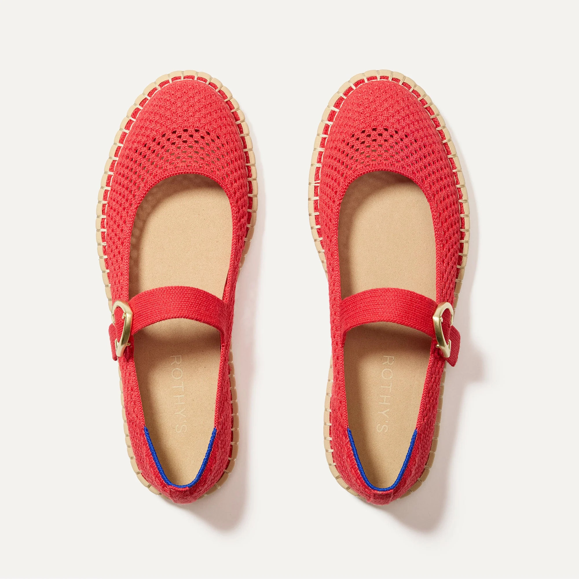 The Espadrille Mary Jane in Red Hot | Rothy's | Rothy's