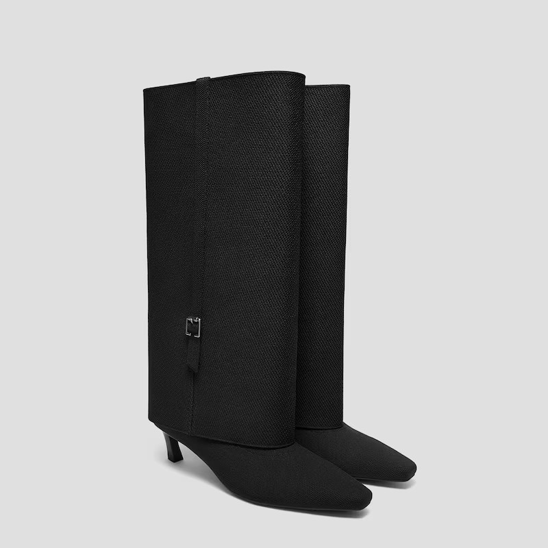 2-in-1 Detachable Mid Heel Boots (Rita) | VIVAIA