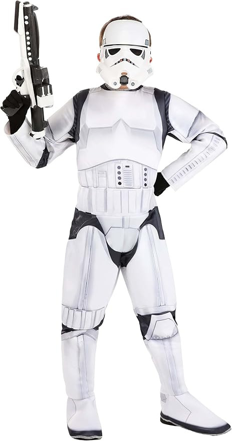 STAR WARS Boys Deluxe Stormtrooper Costume, Kids Halloween Costume, Child- Officially Licensed | Amazon (US)