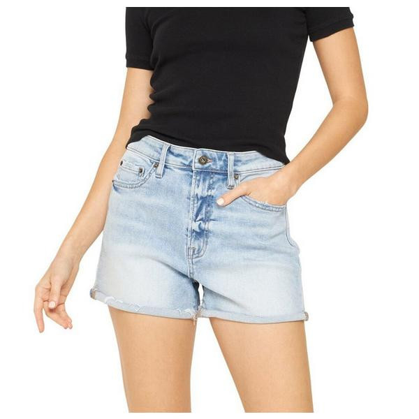 Women's Mica Denim Rolled Up Hem Jean Shorts Medium Light Wash | Scheels Sports