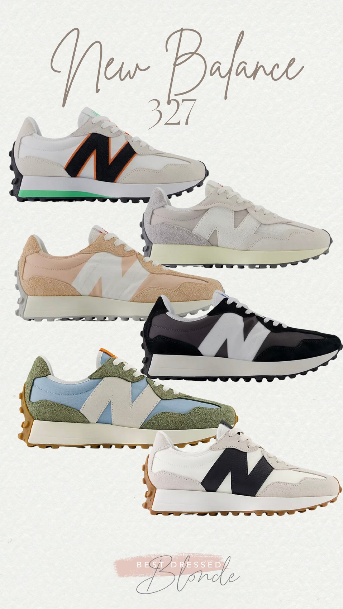 327 new balance sneakers. I wear my true size 8 in them, even in the unisex fit!👟

#LTKfitness #LTKshoecrush #LTKSeasonal