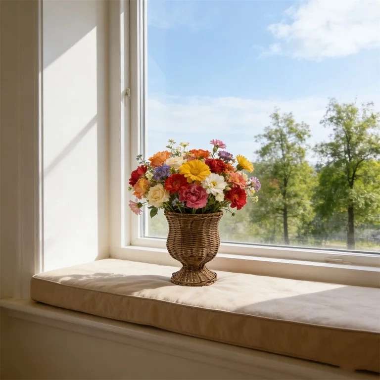 Basket Planter,Wicker Planter,Rattan Planter,11inch Goblet Woven Planter Urn Shape Goblet Woven P... | Walmart (US)