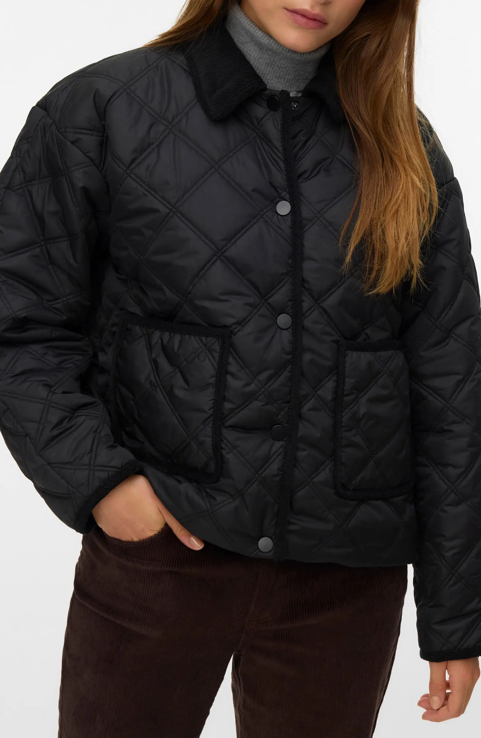 VERO MODA Minnesota Quilted Short Jacket | Nordstromrack | Nordstrom Rack