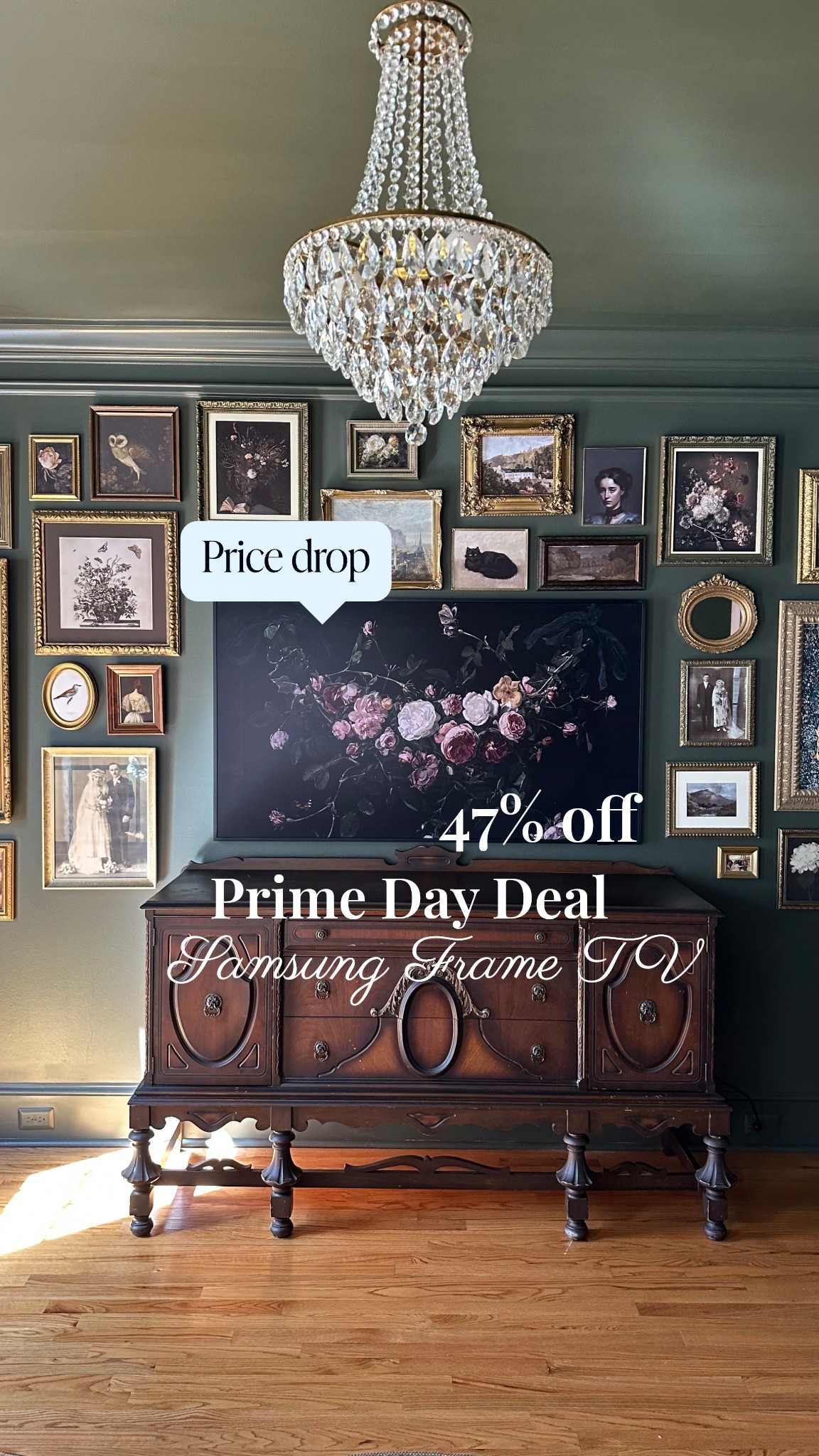 The Frame Tv from Samsung is on sale for Prime Day!! The 55” is currently 47% OFF! 

We have the 55” here in our parlor and the 50” upstairs in our sitting room area of our bedroom and we love them! It acts as an art piece when you’re not wanting to watch tv and looks so much better than a big black screen. 

Shop the sale here 👇🏼

#LTKSaleAlert #LTKStyleTip #LTKHome