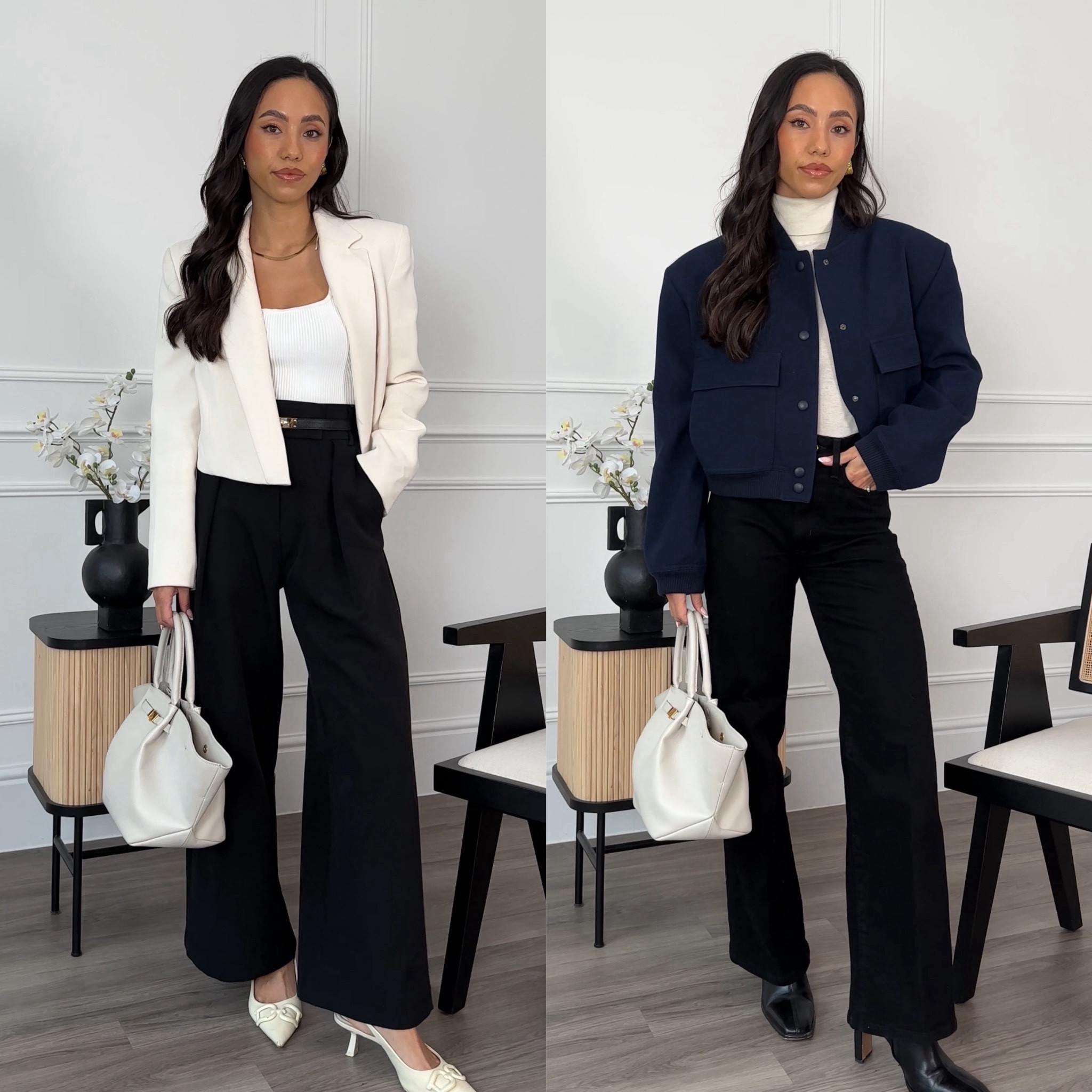 Workwear outfits 👩🏻‍💻💼 work outfit, office outfit, smart workwear 

Black jeans, black trousers, white blazer 

#LTKworkwear #LTKfindsunder50 #LTKstyletip