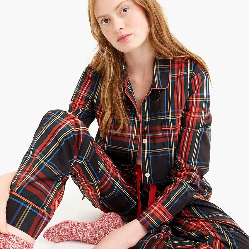 Vintage pajama set in Stewart tartan | J. Crew US