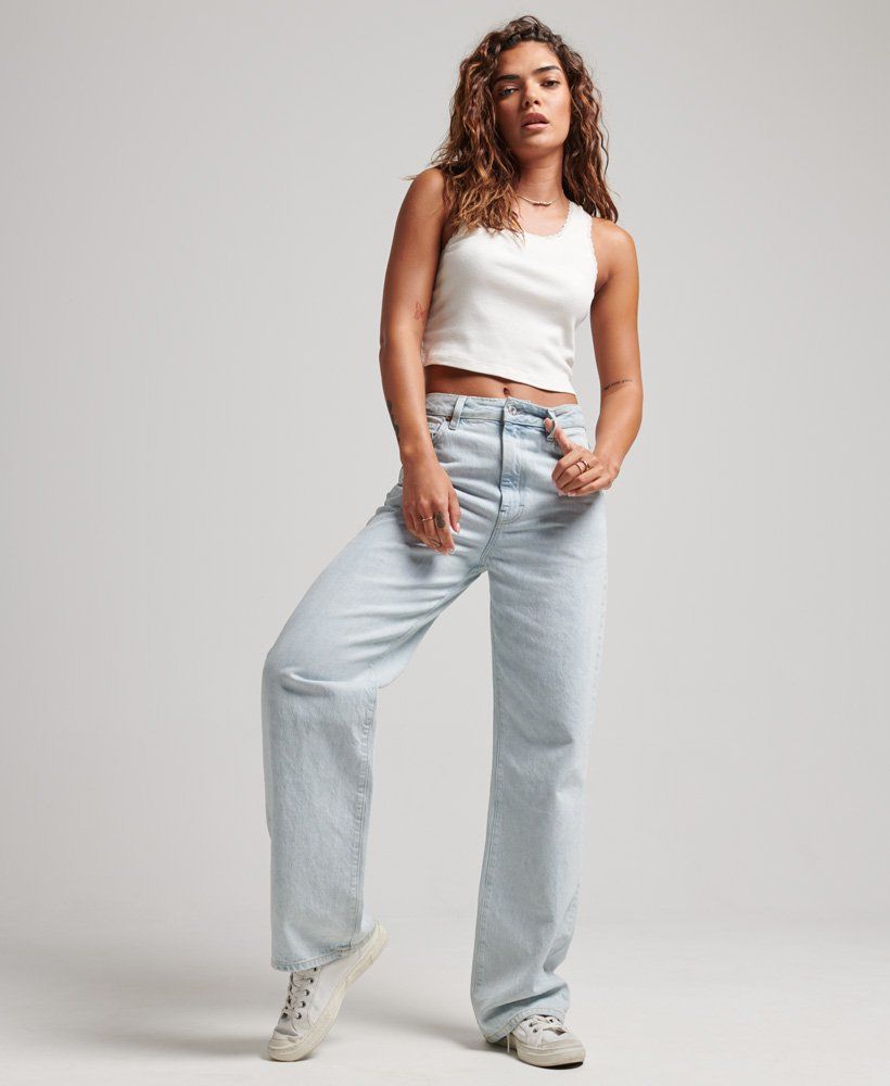 Organic Cotton Wide Leg Jeans | Superdry (UK)