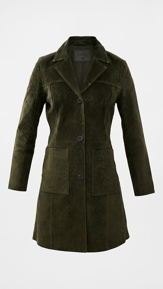 BLANKNYC Spicy Herbs Trench Coat Spicy Herbs M | Shopbop