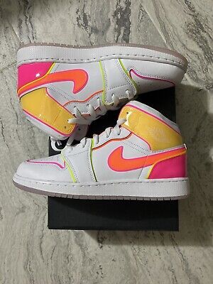 Air Jordan 1 Mid Rand Glow GS cv4611-100 4y-7y | eBay DE